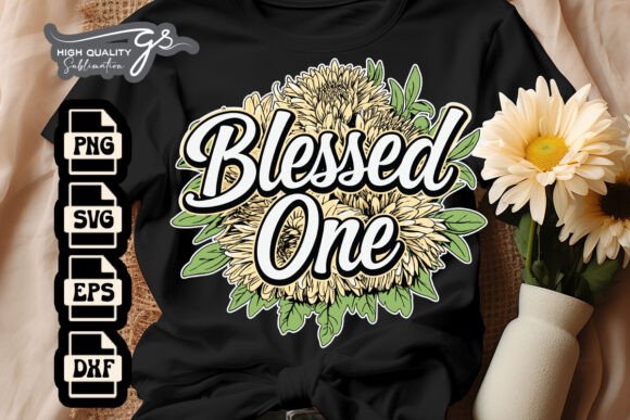 Blessed One with Arrow Jesus Floral SVG for Crafts