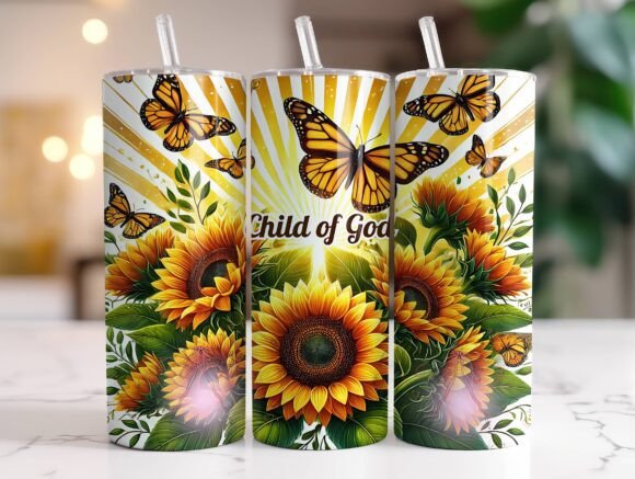 Christian, Child of God Tumbler Wrap Png