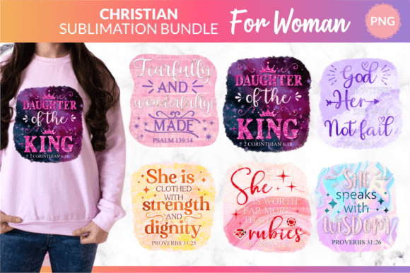 Christian Sublimation Bible Verse Bundle