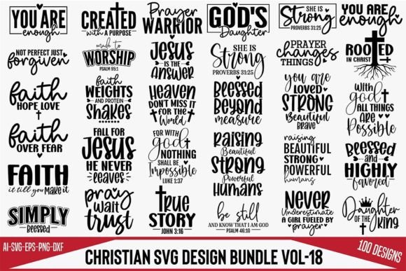 Christian SVG Design Bundle Vol-18