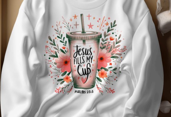 Jesus Fills My Cup, Easter Sublimation