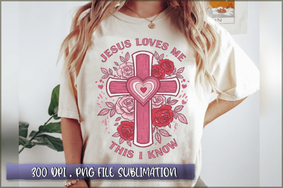 Jesus Loves Me This I Know Sublimation