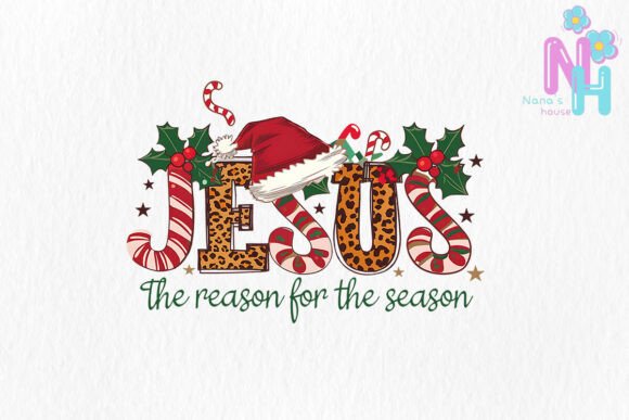 Jesus the Reason for the Season Sublimat Illustrations