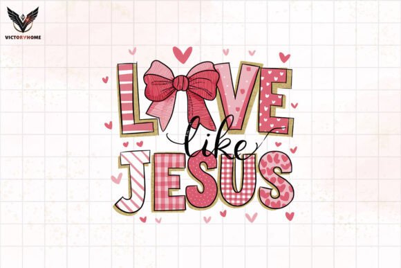Love Like Jesus Clipart PNG & Crafts