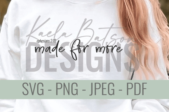 Made for More SVG, Christian SVG Crafts