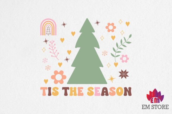 Tis the Season - Boho Flower Sublimation